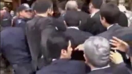 prime minister erdogan slapping to protester
