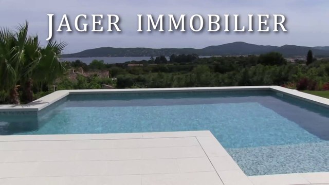 A VENDRE VILLA CONTEMPORAINE GRIMAUD (style californien) avec Piscine vue mer panoramique