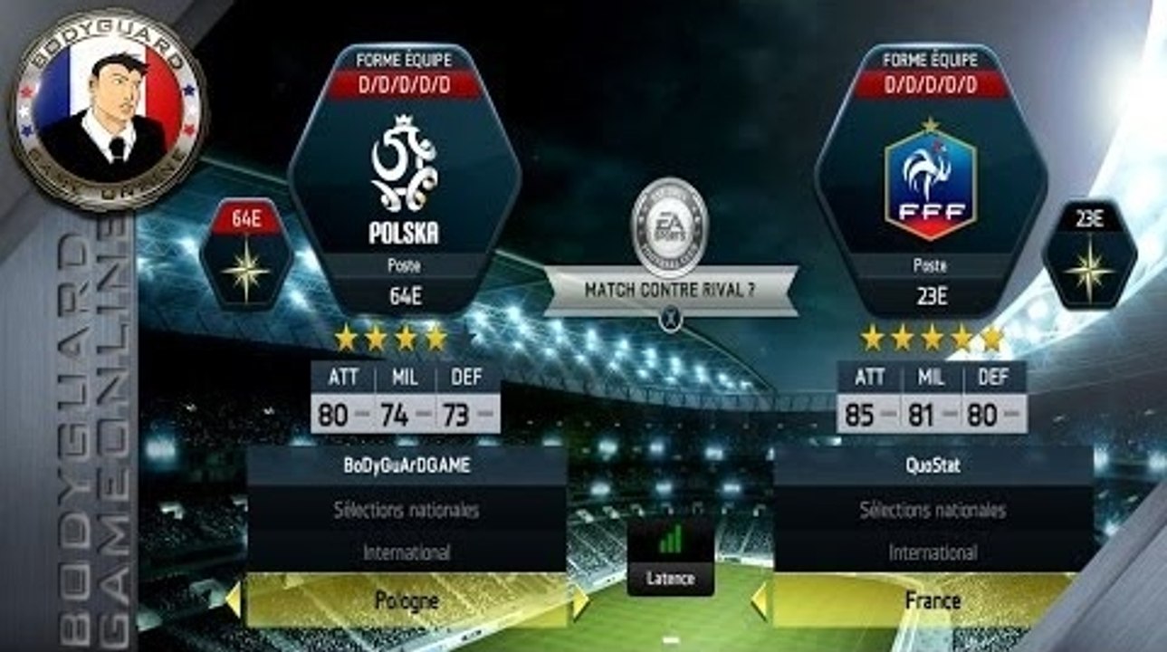 Fifa 14 Body (PL) Vs MrQuoty (FR) Match Amical En Ligne Xbox One