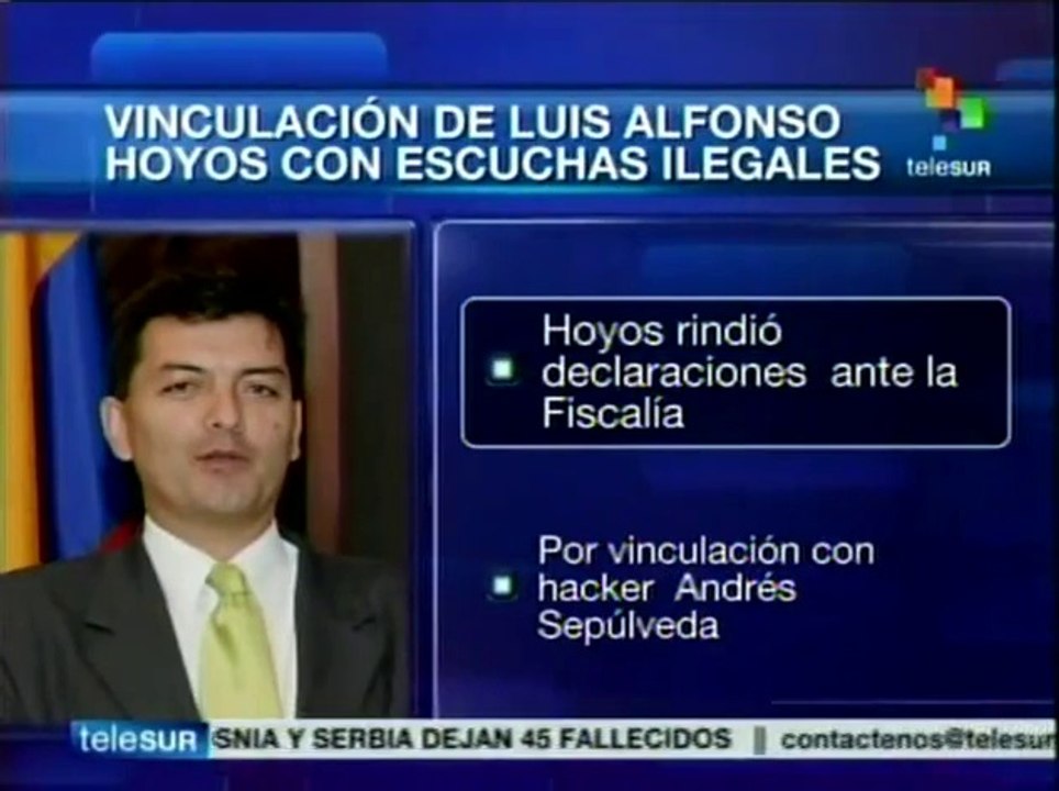 Vinculan a Luis Alfonso Hoyos con escuchas ilegales en Colombia