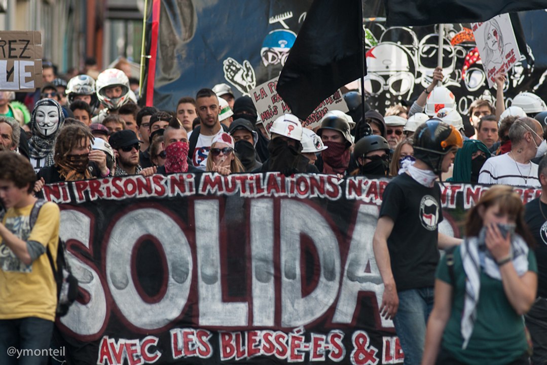 Manifestation de solidarité avec les inculpé-e-s et blessé-e-s du 22 février 2014