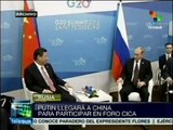 Cooperación con China es prioridad para Rusia: Vladimir Putin