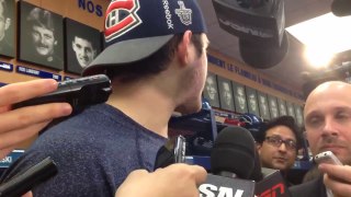 Dustin Tokarski after the Habs 3-1 loss to the Rangers in Game 2
