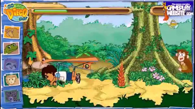 go dora go diego go rainforest adventure video game jeux video en ligne pour fille baby games