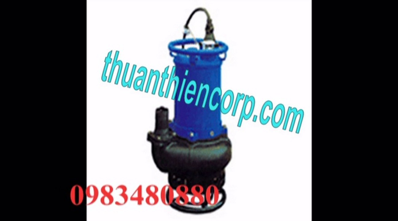 Tel *0983480880** Máy bơm chìm hố móng Tsurumi KRS1022, bơm hút bùn loãng Tsurumi