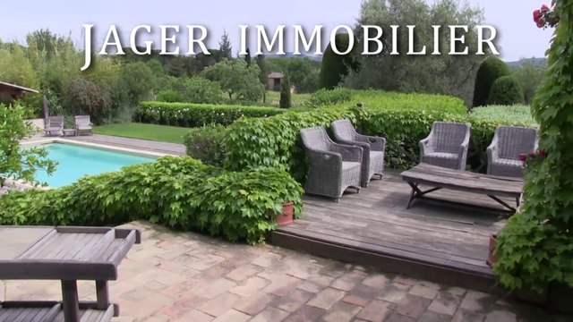 A VENDRE VILLA DE CHARME avec PISCINE - GRIMAUD VILLAGE vue campagne