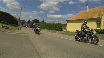 Une Rose Un Espoir 2014 départ vers REMILLY