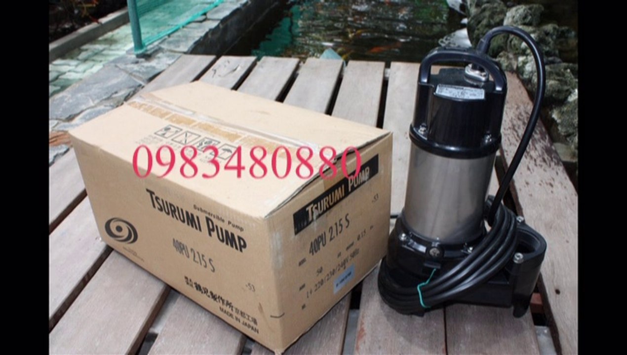 Tel .0983480880*. Máy bơm chìm Tsurumi KTZ611, bơm nước thải lẫn cát Tsurumi