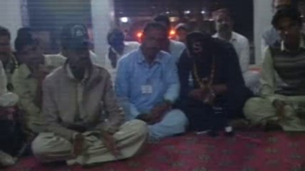 Pakistan fisher folk foruam Long March Hyd to Islamabad