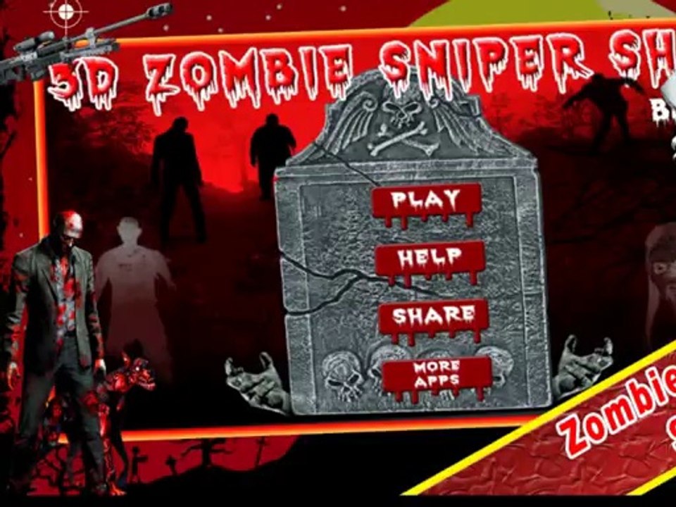 3D Zombie Sniper Shot