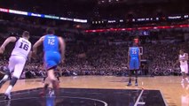 Kawhi Leonard's Amazing Spin Move On Kevin Durant  Thunder vs Spurs