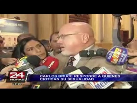 Carlos Bruce: hay ministros, congresistas y hasta jueces homosexuales (1/3)