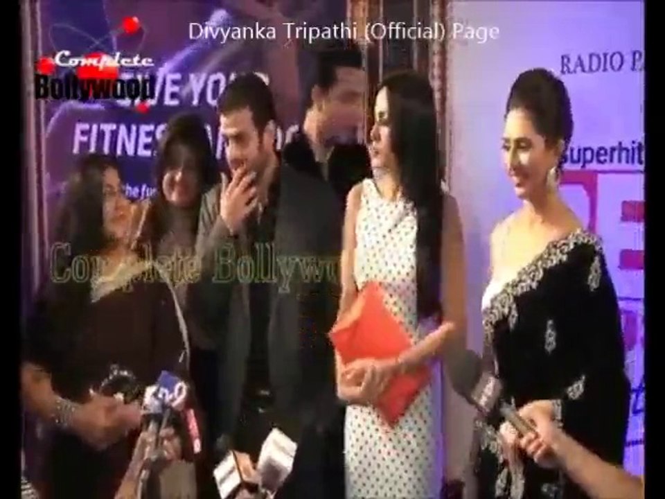Divyanka with Team YHM at Boroplus Gold Awards 2014