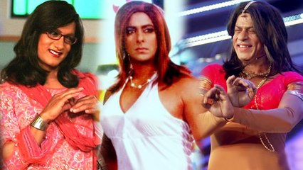 Download Video: Shahrukh, Salman And Aamir Looked Sexy As A Woman - Funny Female Looks Of Actors