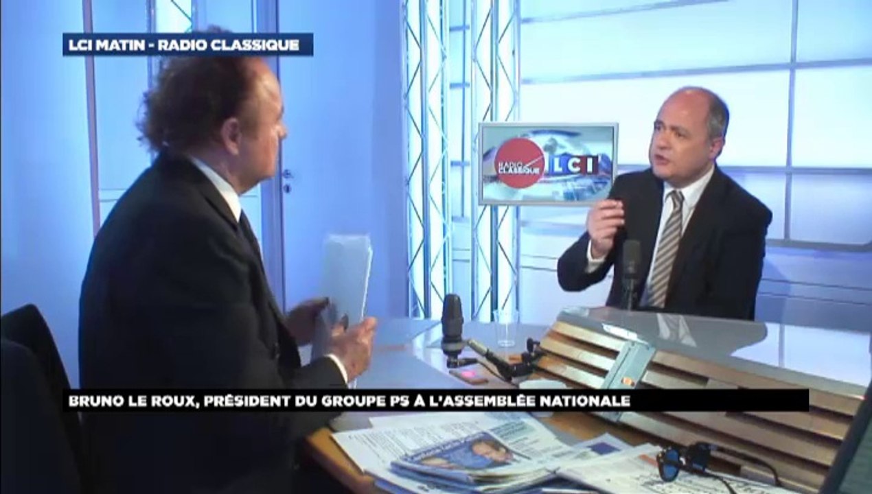 Bruno Le Roux, invité de Guillaume Durand avec LCI