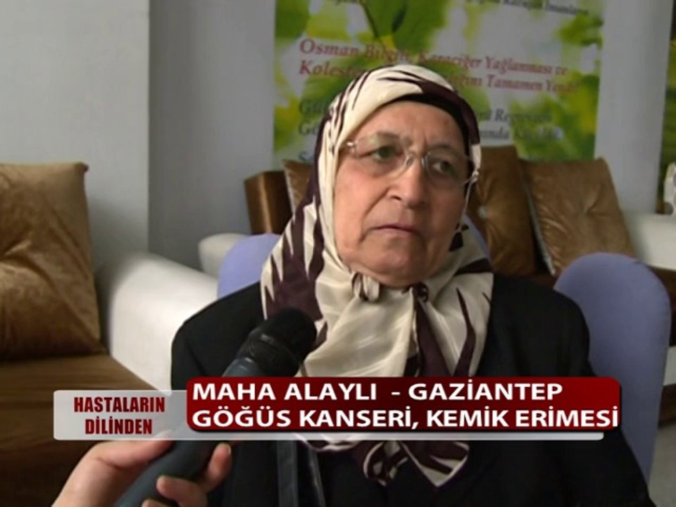 GÖĞÜS KANSERİ,KEMİK ERİMESİ HASTALIĞI VARDI ŞİFALI BİTKİLERİ KULLANDI