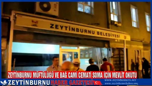 Bağ Cami Dernek Başkanı Ömer Ekşioğlu Soma İçin Mevlit Okuttu