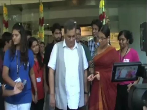 Vidya Balan at Whistling Woods International - IANS India Videos