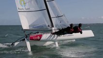 NACRA Formule 18 FRA 88 : Sailing in the Bay