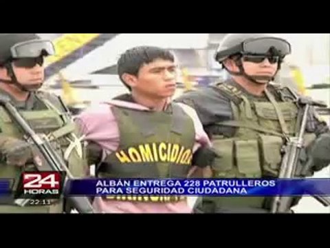 El Ministerio del Interior entregó 228 patrulleros a la Policía Nacional