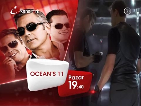 OCEAN'S 11 18 Mayıs Pazar akşamı saat 19.40'ta Kanaltürk Sinema Kuşağında!