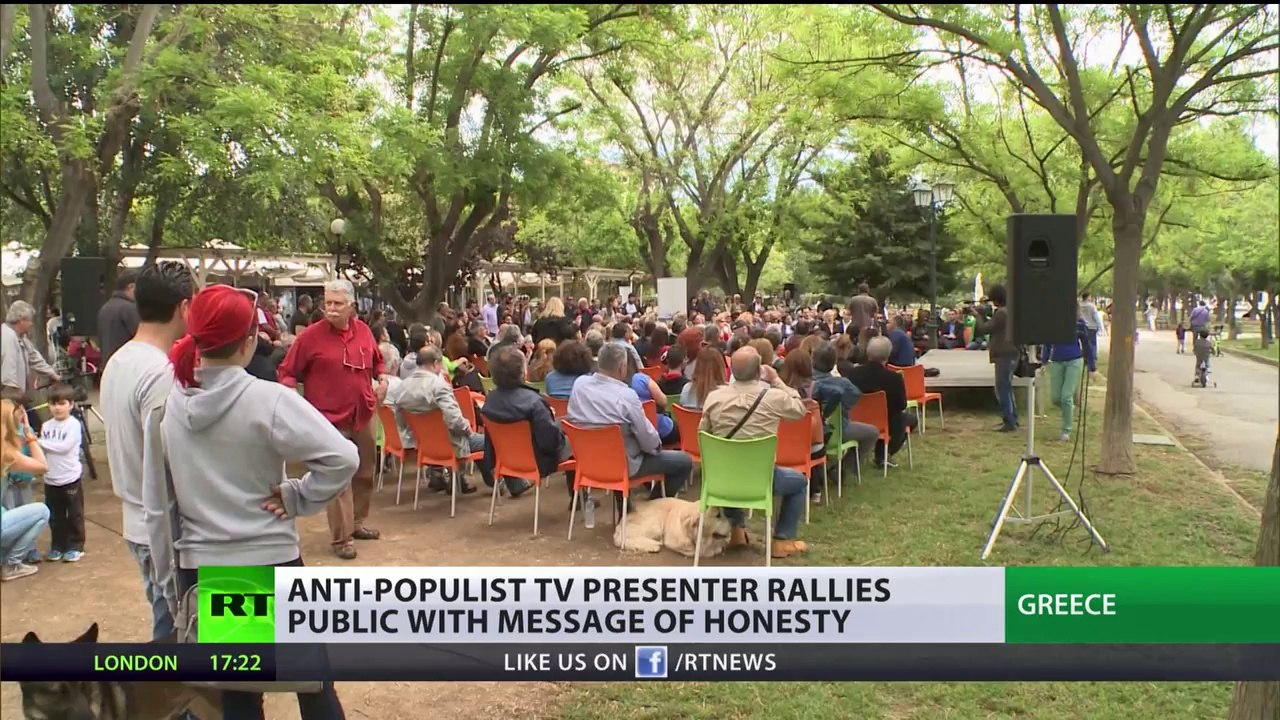 Anti-populist Greek TV guy to run in EU vote