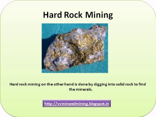 Various Types Of Mining