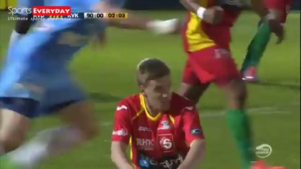 Brutal kick-out from Chevalier 18 May 2014 Highlights