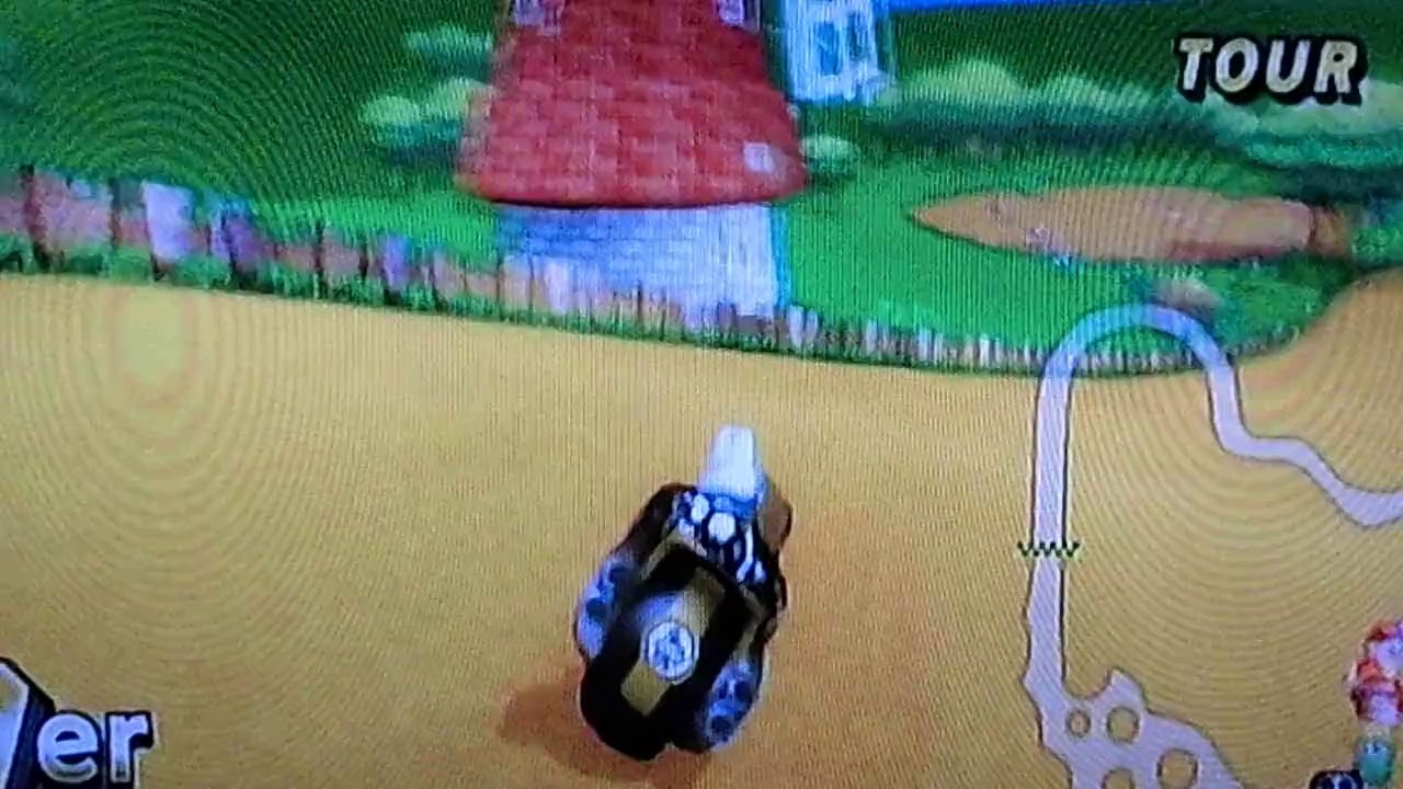 Mariokart wii,la prairie meuh meuh