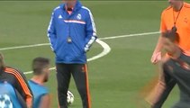 Cristiano se entrena en solitario; Pepe, Bale y Benzema, ausentes