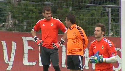 Cristiano trains apart from the group; Pepe, Bale and Benzema, miss session