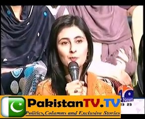 Young Girl Starts Flirting with Aftab Iqbal in Live Program Khabarnak.
