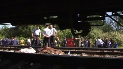 At least five killed in train crash near Moscow