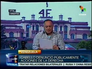 Alerta Diosdado Cabello sonre plan terrorista en Venezuela