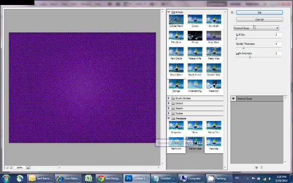 Background with Filters and Patterns Photoshop Classroom By Imran Part 1 (Urdu)