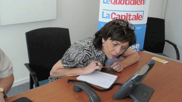 Hotline Sudpresse avec Joëlle Milquet: sur les pompiers (1)