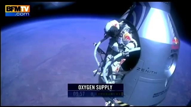 Le saut record de Felix Baumgartner-Red Bull Stratos