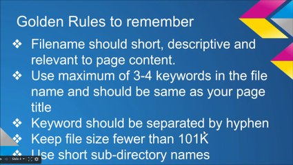 Chapter 4 SEO Tutorial | SEO Relevant Filename