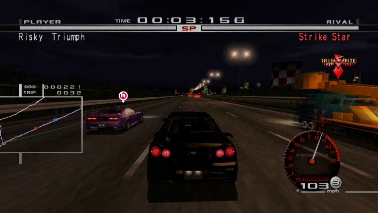 Tokyo Xtreme Racer Zero HD on PCSX2 (Widescreen Hack) part2