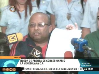 Concesionarios La Venezolana asegura que opera, a pesar de la fiscalización