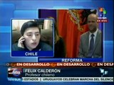 Chile: sectores de estudiantes rechazan reforma educativa de Bachelet