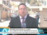 Matan a un adolescente en las afueras de un colegio en El Junquito