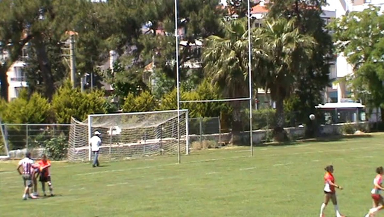2014 Türkiye Bayanlar Ragbi 7'li Şampiyonası. Final 1 devre. Bostanlı spor - Samsun 1919