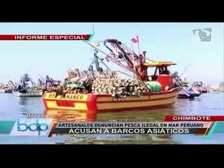 Download Video: Chimbote: denuncian pesca ilegal de embarcaciones chinas