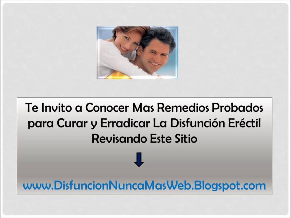 Como Se Trata La Disfuncion Erectil - Tratamientos naturales para desaparacerla
