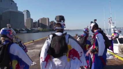 Red Bull Wingsuit Project 2014 - El Air Force se tira sobre Manhattan