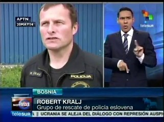 Eslovenia envía grupos de rescate a Bosnia para ayudar a damnificados