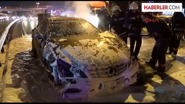 Otomobilinin Yanışını Cep Telefonuyla Çekti