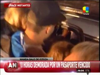 Pronto.com.ar Wanda Nara sale de Ezeiza 2