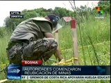 Inundaciones en Bosnia desplazaron minas terrestres